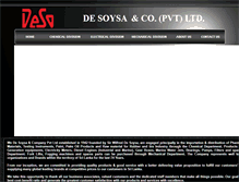 Tablet Screenshot of desoysacoltd.com